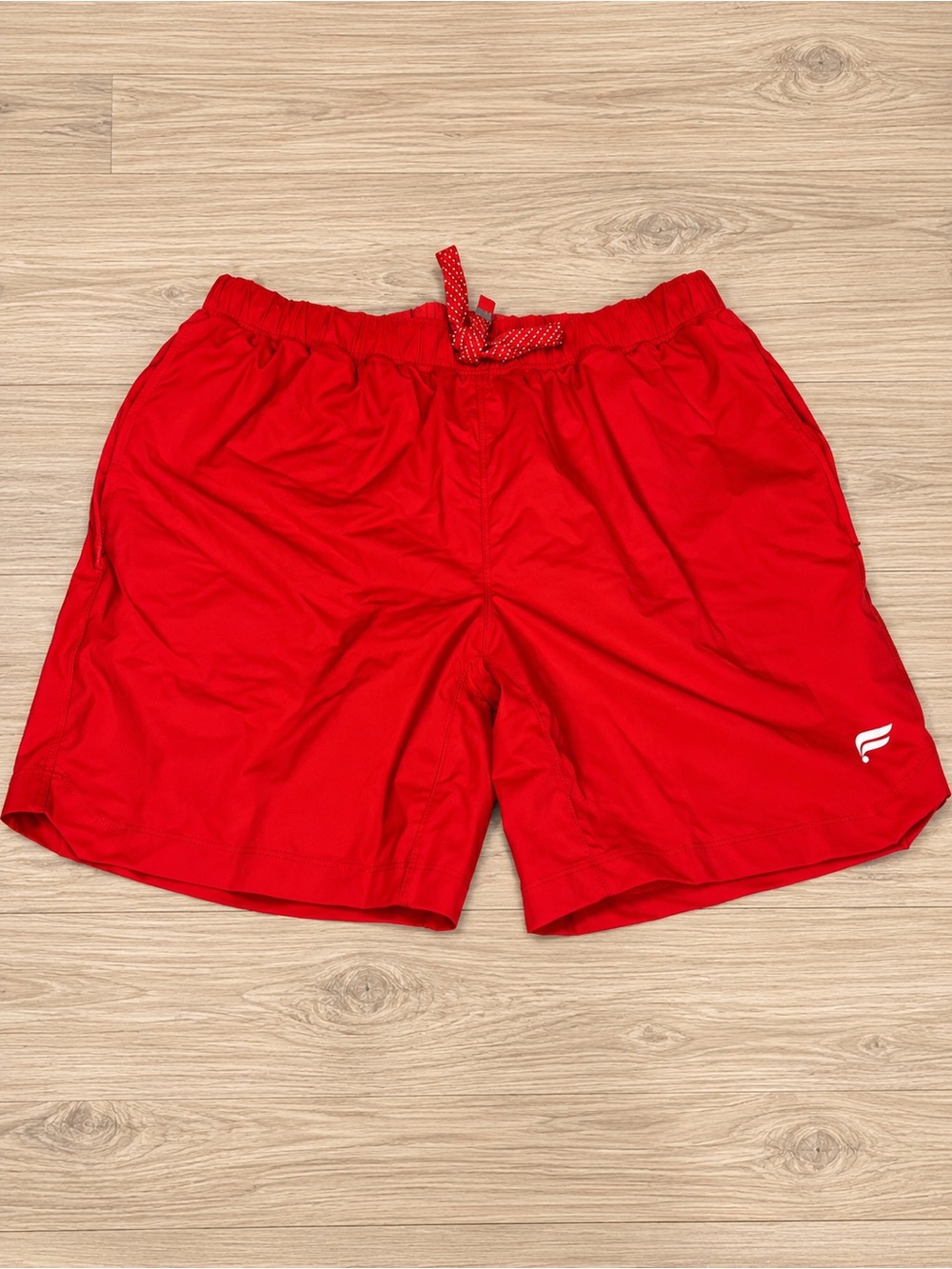 Fabletics Red Athletic Running Shorts Men’s Medium Zip Pockets